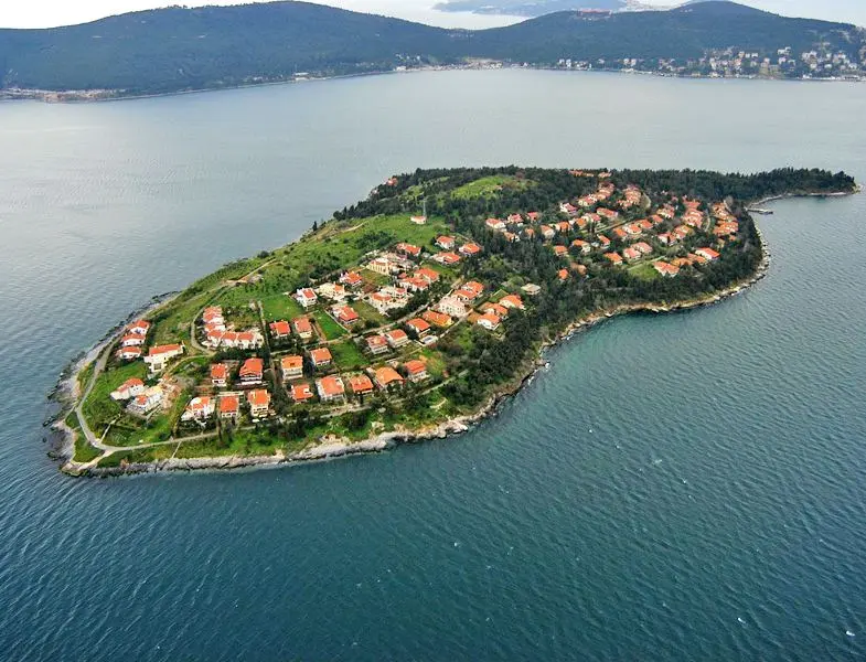 Sedef Adası Doğu'dan Kuşbakışı